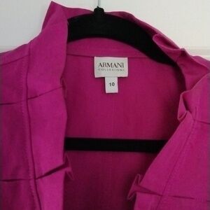 Women's top, Armani size 10, magenta color